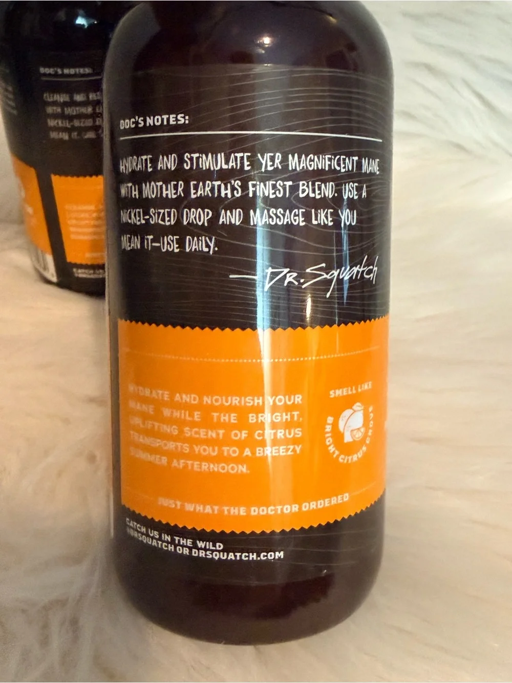 Dr.Squatch Summer Citrus Men's Shampoo & Conditioner set